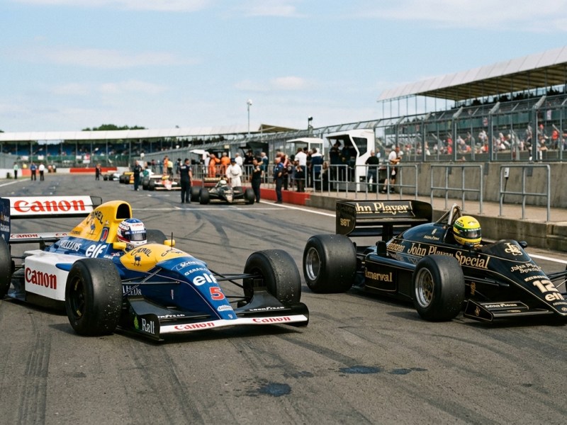 LOTUS 98T E WILLIAMS FW14: ícones da&nbsp;F1